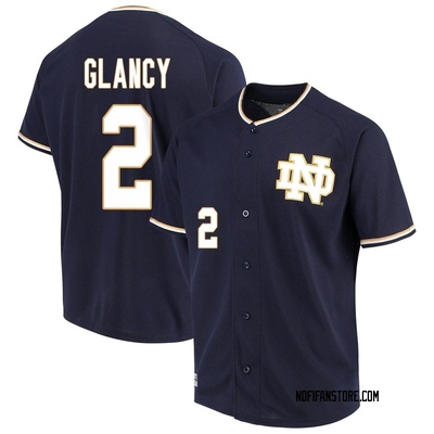 Men's David Glancy Notre Dame Fighting Irish Replica Performance Baseball Jersey - Navy