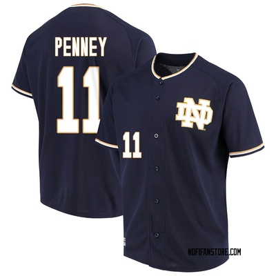 Men's Jack Penney Notre Dame Fighting Irish Replica Performance Baseball Jersey - Navy