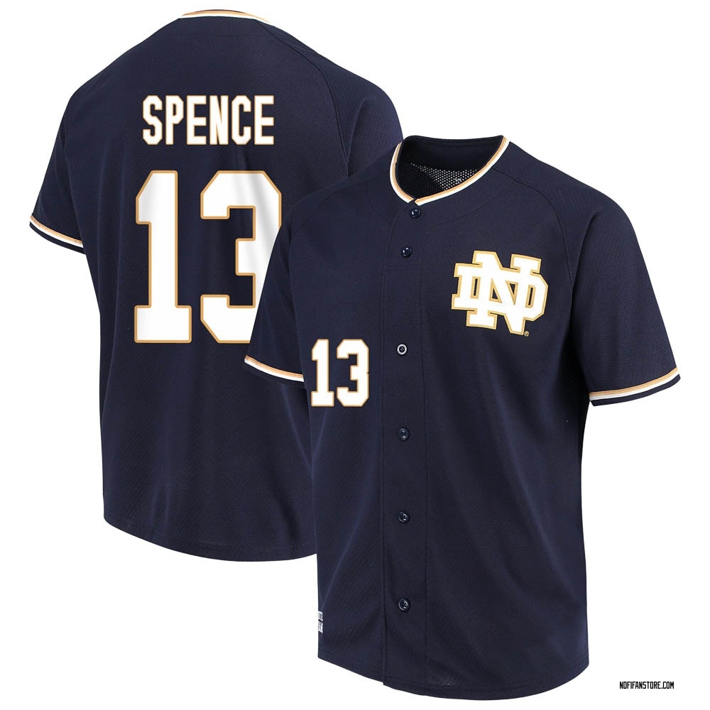 Men's Joey Spence Notre Dame Fighting Irish Replica Performance Baseball Jersey - Navy
