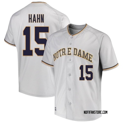 Men's Josh Hahn Notre Dame Fighting Irish Replica Performance Baseball Jersey - Gray
