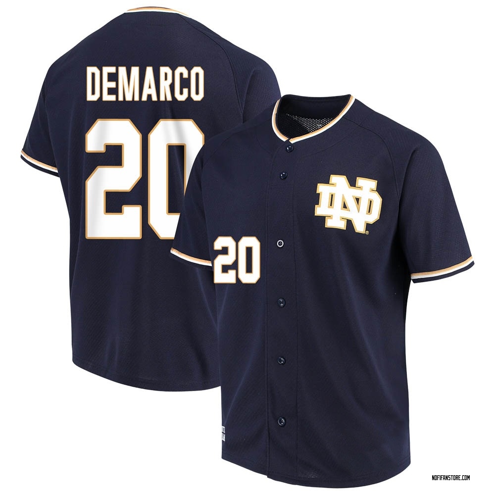 Men's Nick DeMarco Notre Dame Fighting Irish Replica Performance Baseball Jersey - Navy