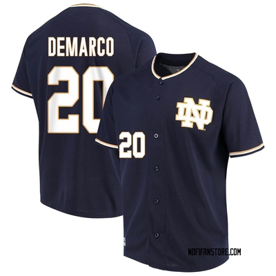 Men's Nick DeMarco Notre Dame Fighting Irish Replica Performance Baseball Jersey - Navy