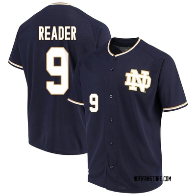 Men's Troy Reader Notre Dame Fighting Irish Replica Performance Baseball Jersey - Navy