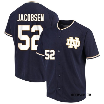 Men's Will Jacobsen Notre Dame Fighting Irish Replica Performance Baseball Jersey - Navy