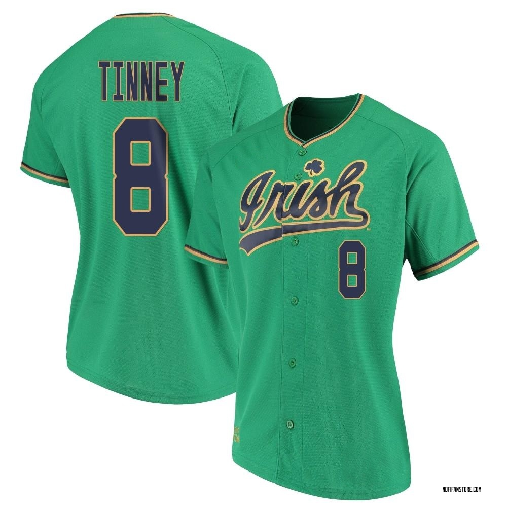 Women's Carson Tinney Notre Dame Fighting Irish Replica Performance Baseball Jersey - Green
