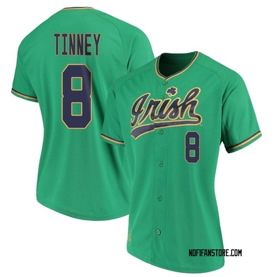 Women's Carson Tinney Notre Dame Fighting Irish Replica Performance Baseball Jersey - Green