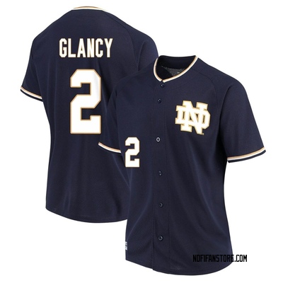 Women's David Glancy Notre Dame Fighting Irish Replica Performance Baseball Jersey - Navy