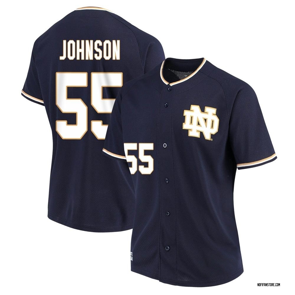 Women's Davis Johnson Notre Dame Fighting Irish Replica Performance Baseball Jersey - Navy