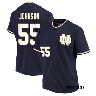 Women's Davis Johnson Notre Dame Fighting Irish Replica Performance Baseball Jersey - Navy
