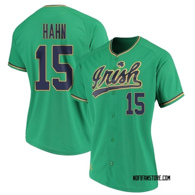 Women's Josh Hahn Notre Dame Fighting Irish Replica Performance Baseball Jersey - Green
