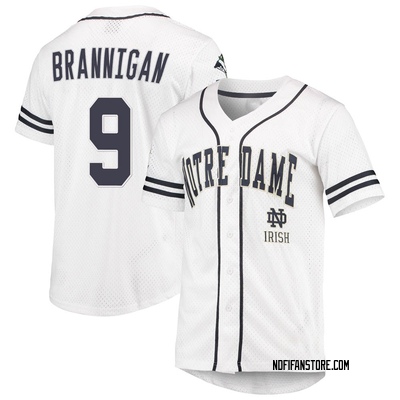 Youth Jack Brannigan Notre Dame Fighting Irish Replica Colosseum /Navy Free Spirited Baseball Jersey - White