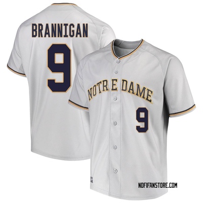 Youth Jack Brannigan Notre Dame Fighting Irish Replica Performance Baseball Jersey - Gray