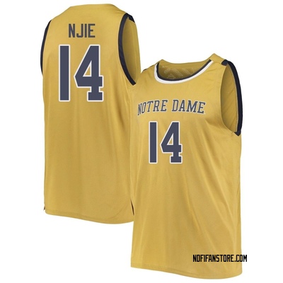 Youth Kebba Njie Notre Dame Fighting Irish Replica Basketball Jerseys - Gold