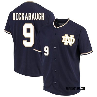 Youth RJ Rickabaugh Notre Dame Fighting Irish Replica Performance Baseball Jersey - Navy