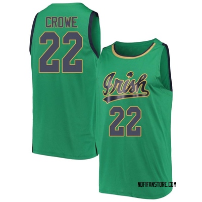 Youth Thomas Crowe Notre Dame Fighting Irish Replica Kelly Basketball Jerseys - Green