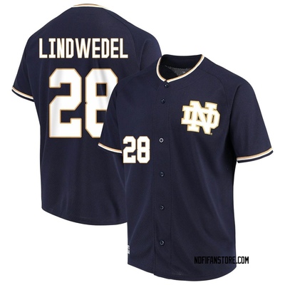 Youth Tony Lindwedel Notre Dame Fighting Irish Replica Performance Baseball Jersey - Navy