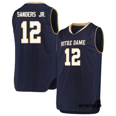 Youth Tony Sanders Jr. Notre Dame Fighting Irish Replica Basketball Jerseys - Navy