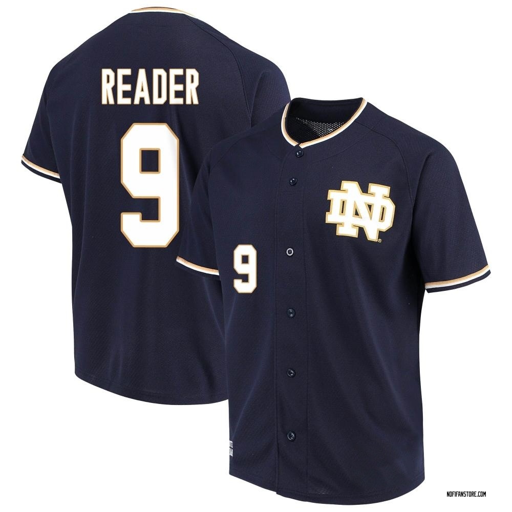Youth Troy Reader Notre Dame Fighting Irish Replica Performance Baseball Jersey - Navy